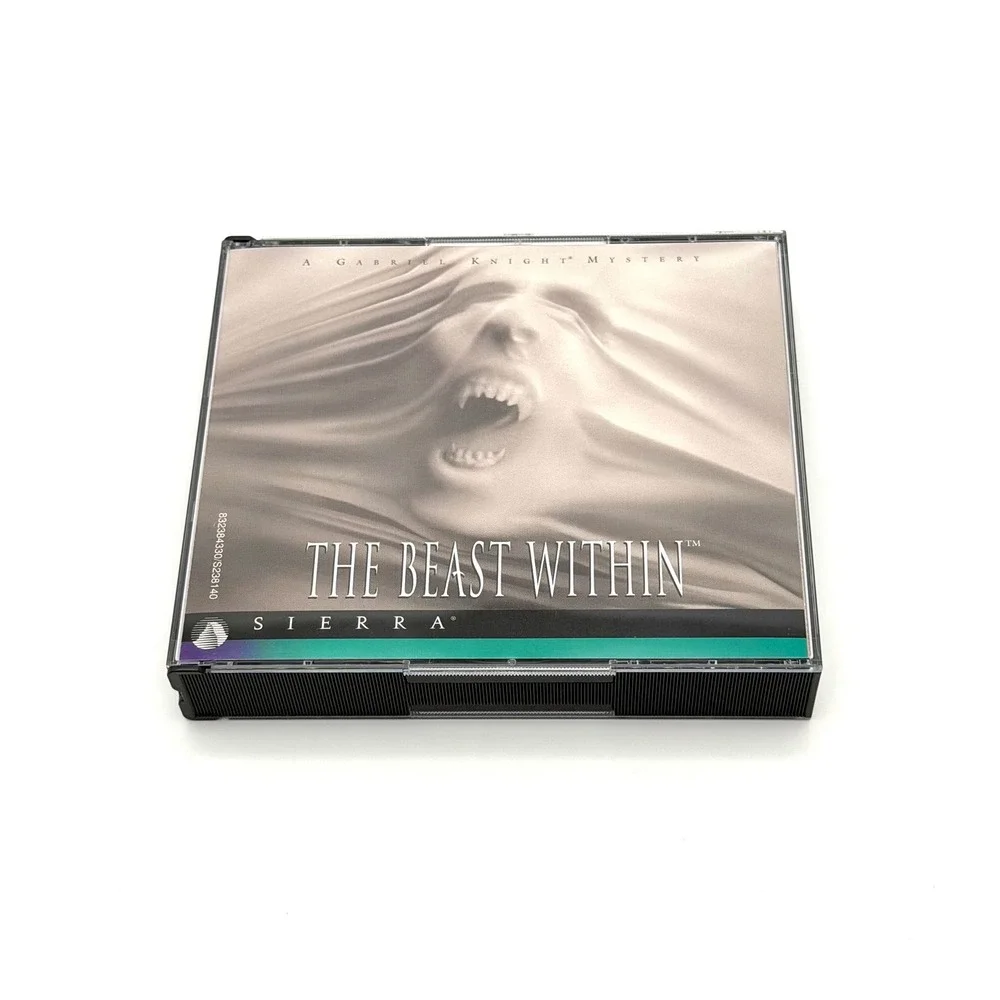 Beast Within Gabriel Knight Mystery PC Game 1995 Big Box Sierra Complete 6 CD